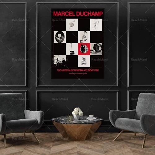 Marcel Duchamp 1974 Exhibition Poster | Vintage Ready-Made Art Exhibition Poster