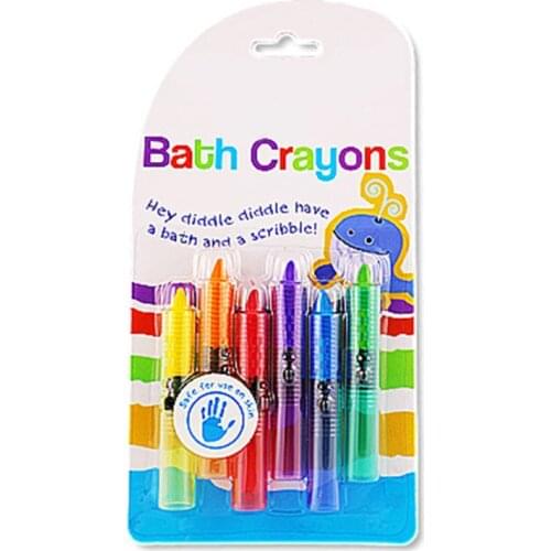 Crayons Baby Putter Bathroom Graffiti Crayons Wash Color Nontoxic Environmental Protection Bathing Toy Kids Pen Set