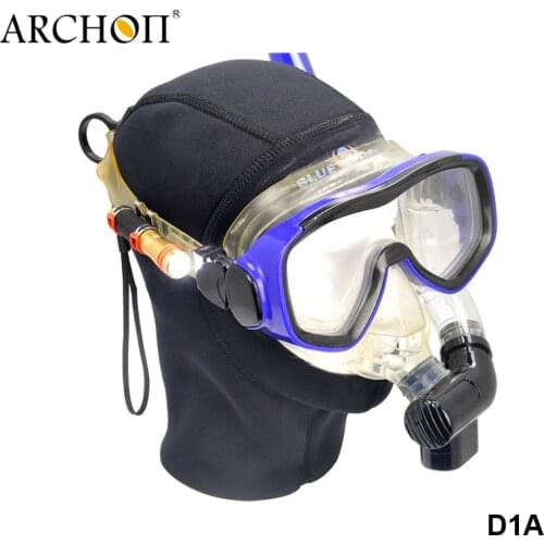 Archon D1A LED AAA Battery Mini Diving Light 100 Meters Depth Underwater Torch Lantern Diver Professional Scuba Mask Flashlight