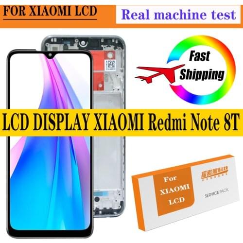 Original 10Touch For 6.3" Xiaomi Redmi Note 8T LCD Display Screen+Touch Screen Digitizer Assembly For Redmi Note 8T