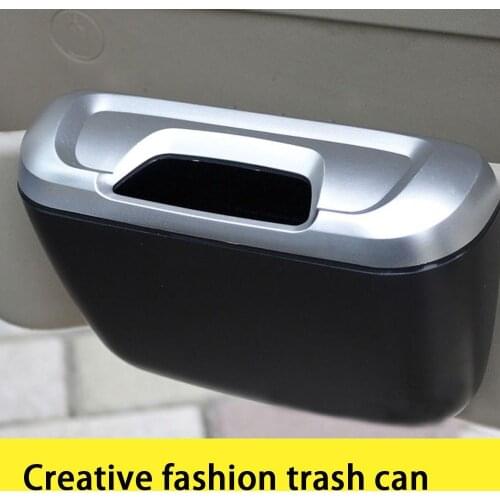 Hangable car box inner door trash can Fashion creative car trash can car environmental protection trash can