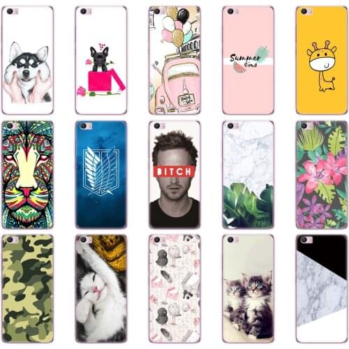 Silicone phone Case For Xiaomi Mi5 Mi 5 M5 Transparent Phone Cases Cover For Xiaomi mi5 mi 5 m5 Silicon cartoon