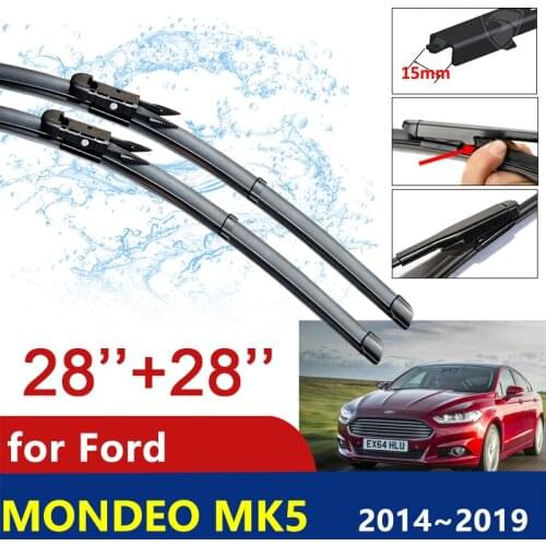 For Ford Mondeo MK5 2014~2019 Front Window Windscreen Windshield Wipers Car Wiper Blades Car Accessories 2015 2016 2017 2018