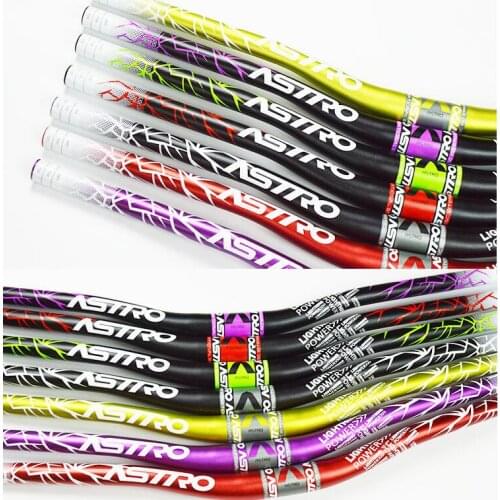 Astro FR DH AM MTB Bicycle Bike Bend Handle Bar Riser Handlebar 25mm blue/purple/green/red