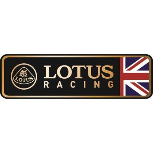 Funny LOTUS RACING Logo Car Sticker Accessories Vinyl Window Waterproof Graphics Kit Cover Scratches Decals PVC 15cm X 5cm