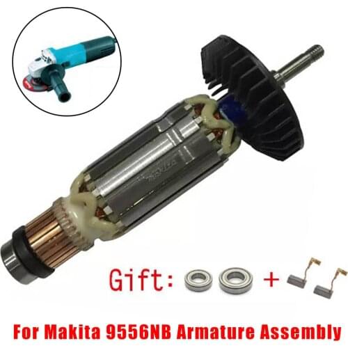 1pc Armature Rotor For Angle Grinder 9556 9557 9558 9556NB 9556HN 9557NB Power Tool Accessories Big Deal