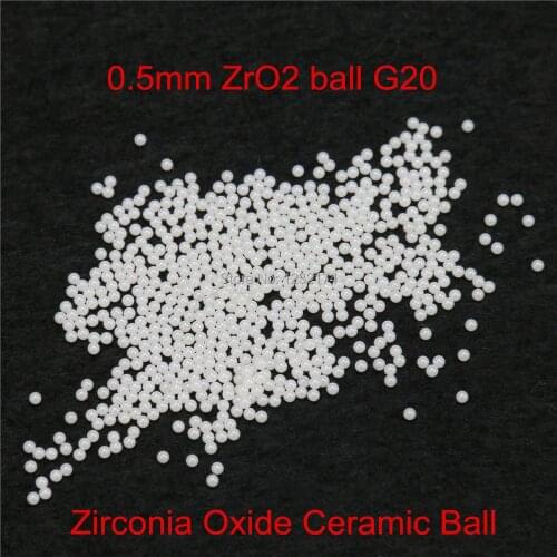 0.5mm ZrO2 Zirconia Oxide Ceramic Ball G10 100pcs for valve ball,bearing, homogenizer,sprayer,pump 0.5mm ZrO2 ceramic Bal