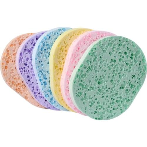 4Pcs Sponge Puff Soft Facial Cleansing Face Makeup Wash Pad Cleaning Pro Sponge Puff Cosmetic tools