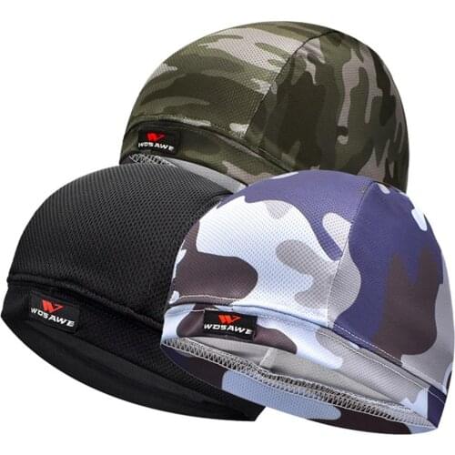 Quick Dry Cycling Cap Breathable Running Skiing Riding Hat Helmet Liner Headband Men Head Scarf Running Riding Bandana Headscarf