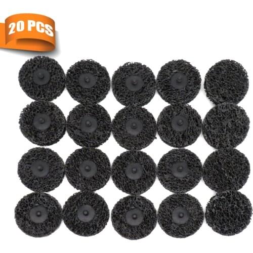 3" 75mm Quick Change Roloc Easy Strip & Clean Discs Black for Paint Rust Removal Auto Surface Prep Abrasive Polishing Tools