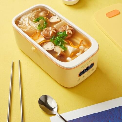 1L Mini Electric Rice Cooker Intelligent Lunch Box Steam Heat Reservation household Kitchen Portable Cooker 1-2 people 220v 300w