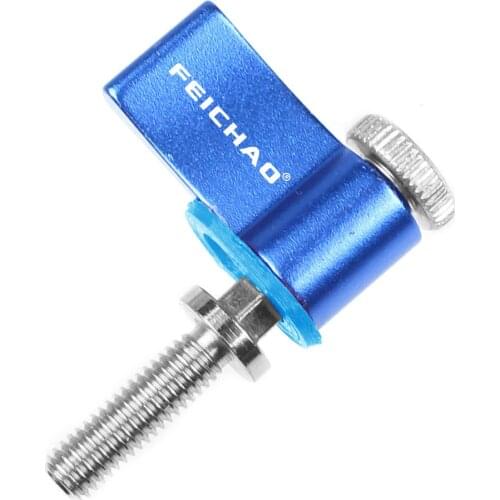 FEICHAO 2x Adjustable L-type M4 M5 M6x17mm Clamping Lever Clamping Handle Screw Locking Thread Knob Camera Photographic Aluminum
