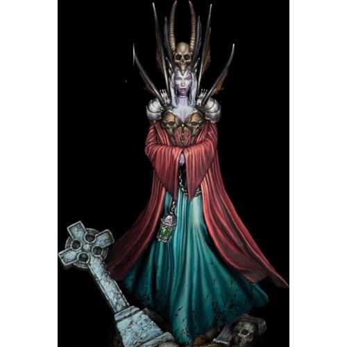 1/24 75mm Resin Model figure GK Elysabeta -Vampire Princess Fantasy theme Unassembled and unpainted kit