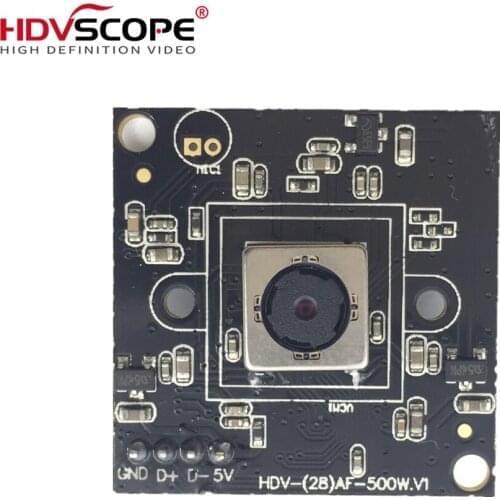 HDVscope 28X28mm AF 5.0MP OV5640 Autofocus Lens CMOS USB Camera module Face recognition UVC high definition DC5V USB2.0-OTG