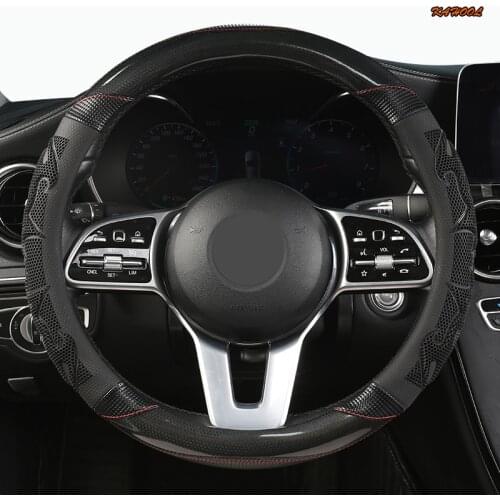 KAHOOL Microfiber Leather Car Steering Wheel Cover For Chevrolet Cruze Captiva Lacetti Aveo Niva Spark Sonic Trax Camaro