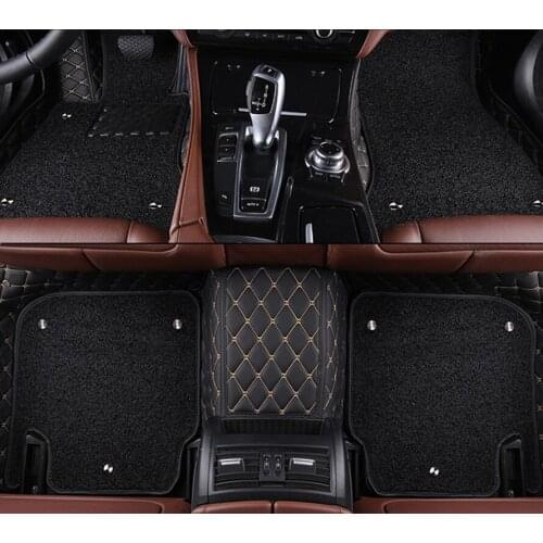 Kalaisike Custom car floor mats for Smart all models fortwo forfour auto styling car accessories
