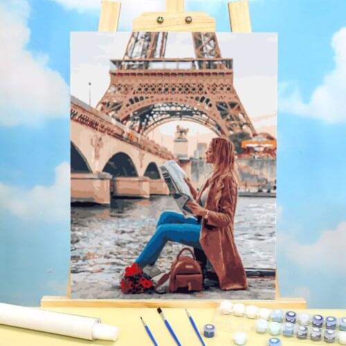 Scenery Landscape Painting By Numbers Set Acrylic Paints 40*50 Oil Painting Paintings For Children Art