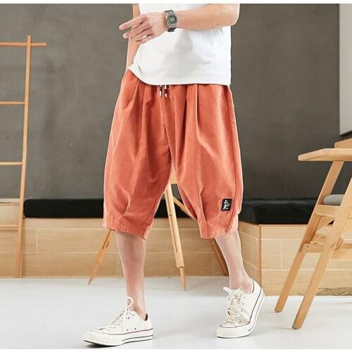 Oversized Summer Overalls MenS Short Jogging Chinese Calf Casual Loose Pants MenS Trousers 8XL 2021 MenS Clothing