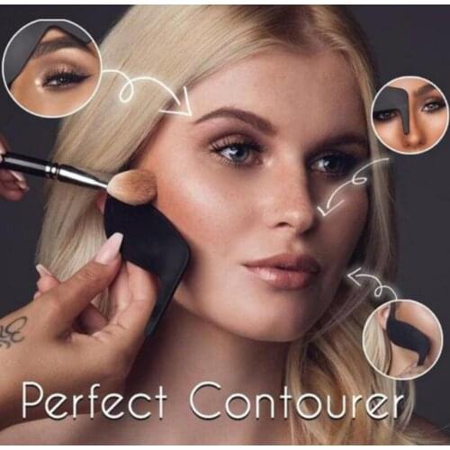 Magic Makeup Contourer Template Tool Eye Liner Card Cheek Eyes Nose Models Face Shaper Bronzer Concealer Contour Makeup Tools