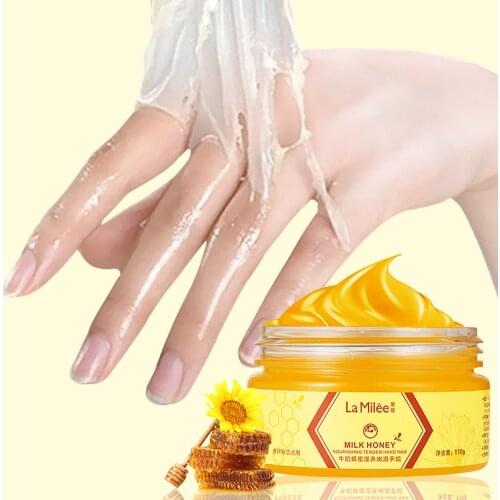 Hands Care Honey Wax Mask Peel Off Moisturizing Nourishing Clean Care Improve Dullness Roughness Hand Mask Exfoliating Unisex