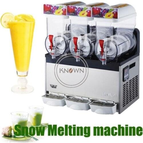 Wholesale 3 tanks slush machine soft ice cream & ice slush maker machine taylor style bun slush machine