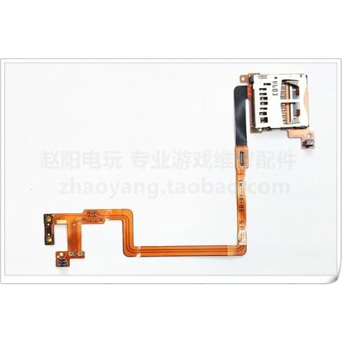 Original Repair Parts For NDSI Memory Card Slot L R Keypad Flex Cable Game Card Slot