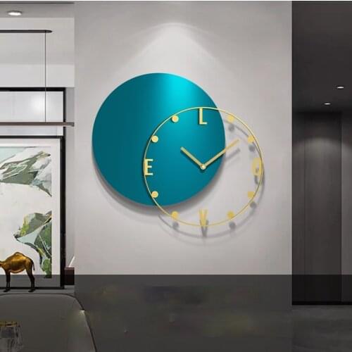 Light luxury Nordic modern minimalist clock wall clock living room home fashion minimalist clock creative personality wall clock