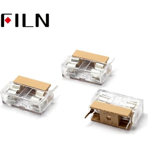 10ps Fuseholders Fuse Holders Insurance Tube Socket Fuse Holder Insurance Fuse Holder With Transparent Cover