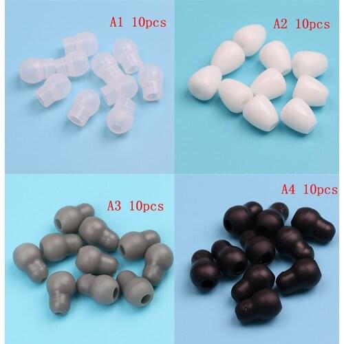 10pcs/lot Soft Earplugs Comfortable And Soft Stethoscope Earplug Eartips Earpieces For Stethoscope 4 Colors