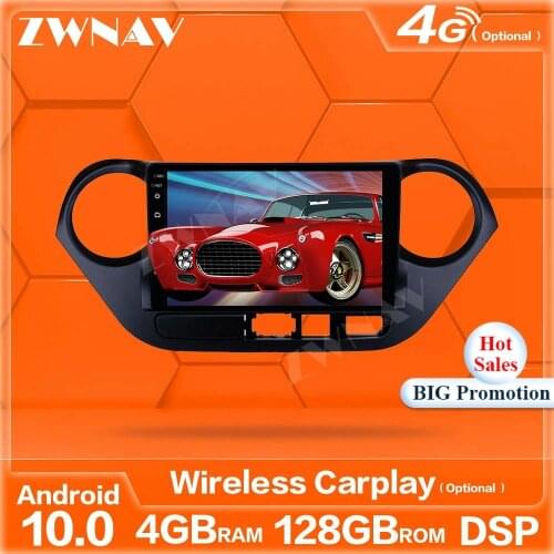 128GB Carplay Android 10 Screen Player For Hyundai I10 I-10 2013 2014 2015 2016 2017 2018 GPS Auto Audio Radio Stereo Head Unit