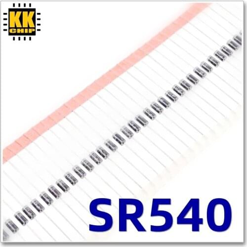 20pcs/lot SR540 5A/40V DO-27 Schottky Diode