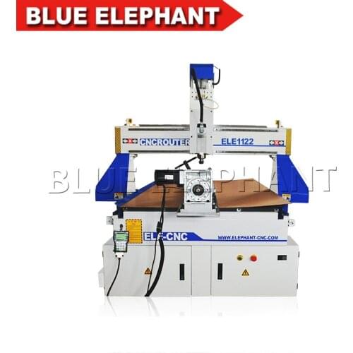 4 Axis CNC Router China Price Wood acrylic MDF aluminum plastic board router CNC Machine 1122