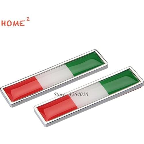 Car Styling Door Side Stickers Badge Emblem Decals for Italy Italian Flag Logo for BMW Audi Ferrari Hyundai Honda Renault Opel