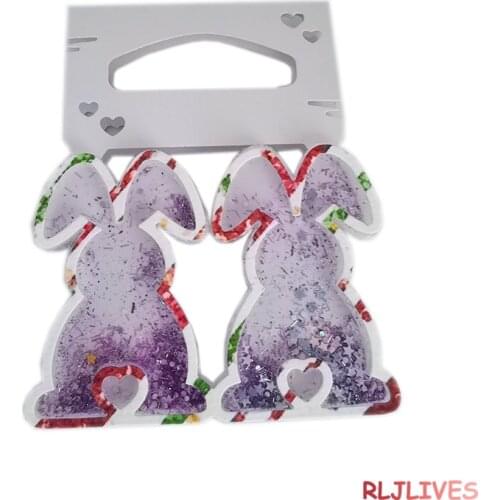 Bunny Bagtopper Shaker Metal Cutting Dies Stencils for DIY Scrapbooking Stamp/photo album Decorative Embossing DIY Paper Card