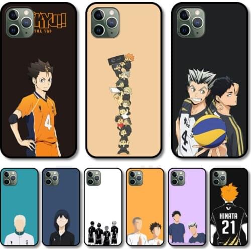 Hot japan anime Phone Case cover For iphone 12 pro max 11 8 7 6 s XR PLUS X XS SE 2020 mini black cell shell