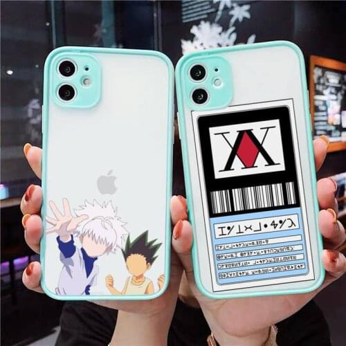 HUNTER x HUNTER HxH Gon Killua Anime Phone Cases Matte For iPhone 12 Mini 11 Pro XR XS Max 7 8 Plus X Hard PC Back Cover