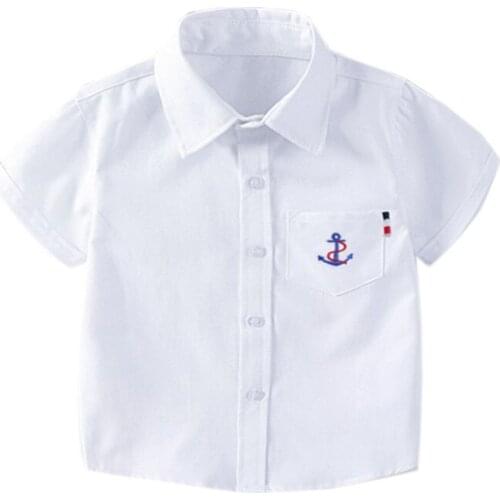 IENENS Summer Children Baby Boys T-shirts Clothes Cotton Casual Shirts For Boy Infants Kids Boy Short Sleeve Tops Clothing