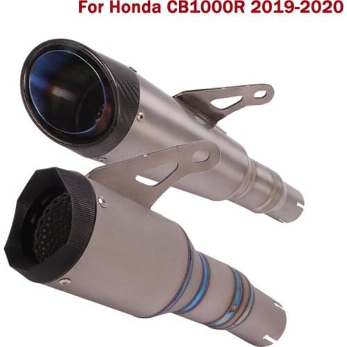 For Honda CB1000R 2019-2020 Titanium Alloy Exhaust System Pipe Muffler Tip Mid Link Pipe Connect Section Modified Motorcycle