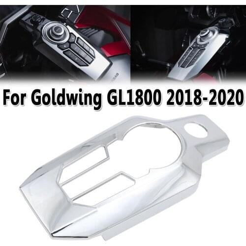 Chrome Central console button decoration Cover Center console Switch Panel Cover For Honda Goldwing GL 1800 GL1800 2018