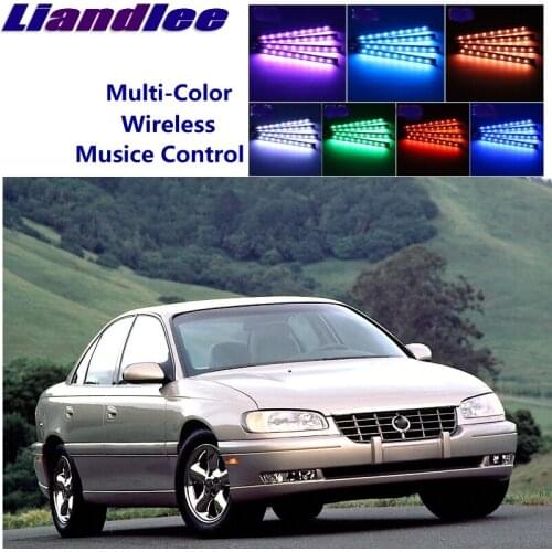 LiandLee Car Glow Interior Floor Decorative Atmosphere Seats Accent Ambient Neon light For Cadillac Catera