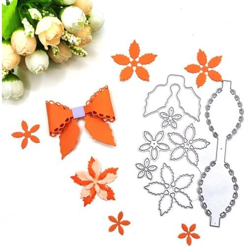 Julyarts Bowknot Flower Metal Die Cut Craft Cutting Dies Card Making Scrapbook Paper Craft Knife Mould Blade Punch Stencils Dies