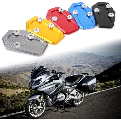 Motorbike Kickstand For BMW R1200RT R1200 RT 2014 2015 2016 2017 2018 Foot Side Stand Extension Pad Support Plate