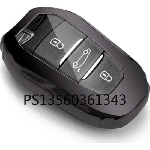 Suitable for Peugeot 508/4008/5008 key sleeve TPU soft rubber shell buckle