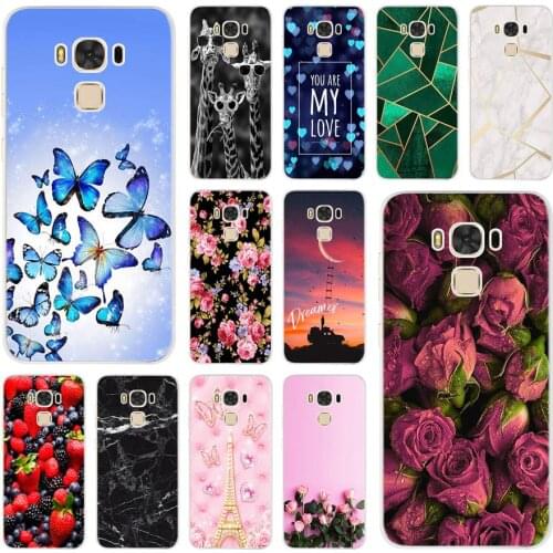 Silicone Case for Asus Zenfone 3 Max ZC553KL Cover Lovely Flower Bumper For Asus Zenfone 3 Max Zc553kl X00DD 5.5inch Soft Fundas