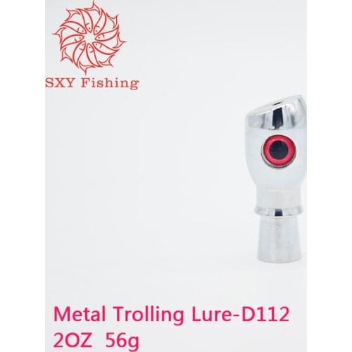 SXY FISHING Metal Trolling Lure Metal head Metal copper head Metal Octopus head Deep sea fishing Trolling bait D112