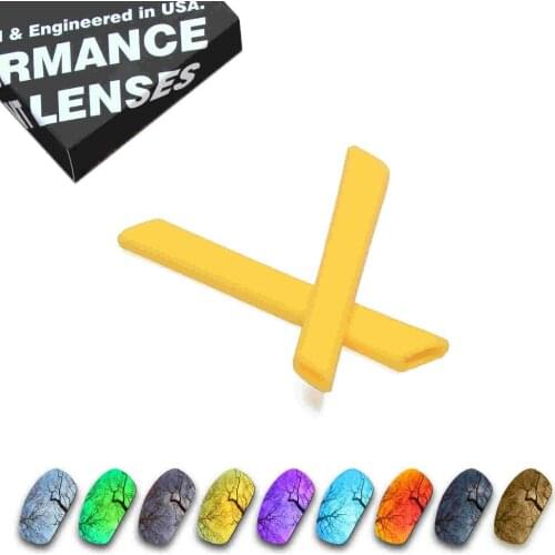 ToughAsNails Resist Seawater Corrosion Polarized Replacement Lenses and Yellow Ear Socks for Oakley Jawbone - Multiple Options