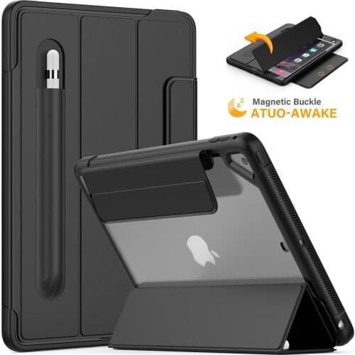 Smart Case for ipad 7th generation Cases Ultra-thin Auto Sleep&wake Shockproof Cover Tri-fold Stand for ipad 10.2 2019