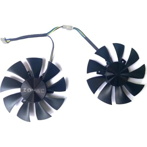 2PCS 85MM GA91S2H DC 12V 0.35A 4PIN Cooler Fan Replacement For OTAC GeForce GTX 1060 AMP Edition GTX 1070 Mini Graphics Card Fan