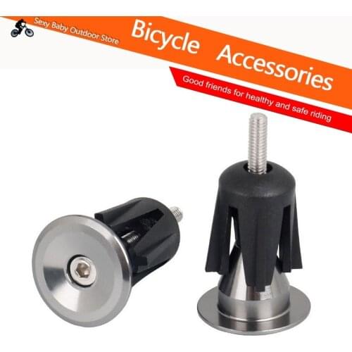 New Bicycle Grips Plugs Bicycle Parts Grips Caps Covers Aluminum Alloy Bike Handlebar End Plugs Cycling MTB Bike Accessories