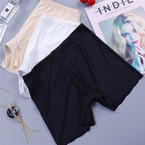 Women Soft Cotton Seamless Safety Short Pants Summer Under Skirt Shorts Breathable Short Tights